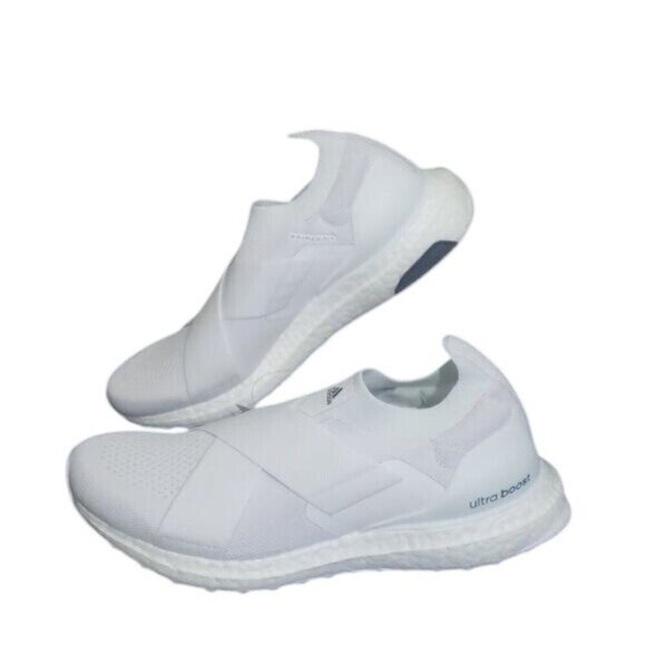 New Adidas Ultraboost Slip On DNA Womens White Laceless Running Shoes‎ Size 6.5 - Picture 1 of 8